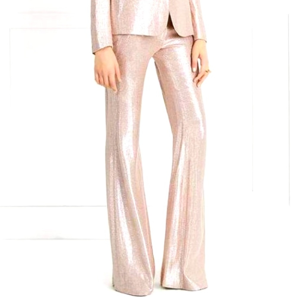 Metallic Rachel Zoe Wideleg Pants